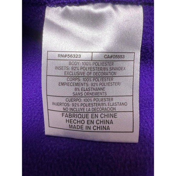 Nike‎ LSU Tigers Long Sleeve Shirt Purple Yellow Mens XL Capitol One Bowl - Picture 8 of 11